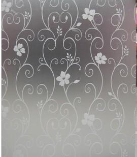 Qingdao Factory decorative frosted acid etched glass